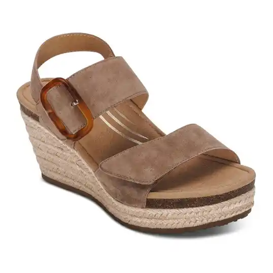 Cover image of TAUPE Aetrex Ashley Women's