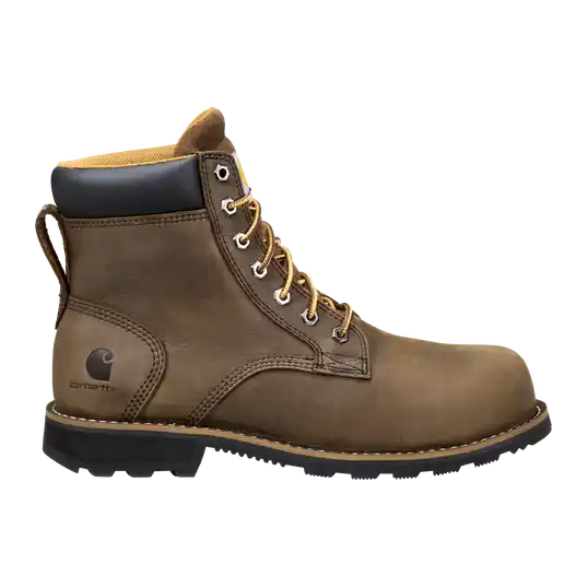 Cover image of Mossy Brown Carhartt Frontier 6" Water Resistant Composite Toe Work Boot Men's