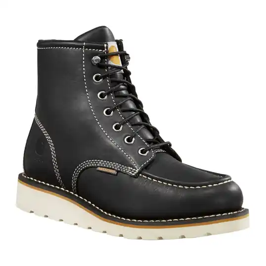 Cover image of Black Carhartt 6" Waterproof Moc Toe Wedge Boot Women's