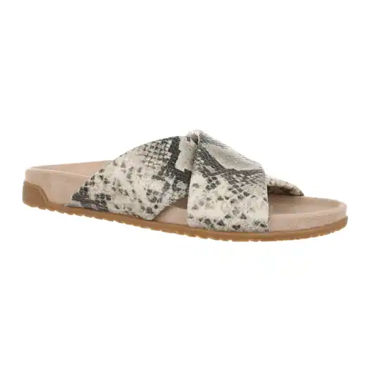 Cover image of Cream Snake Leather Vionic Etna Women's