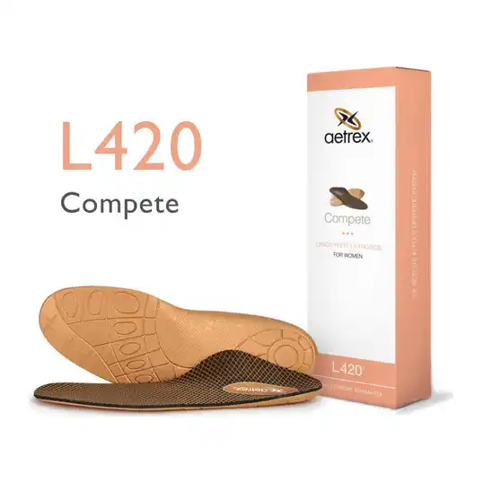 Cover image of COPPER Aetrex Compete Posted Orthotics Women's
