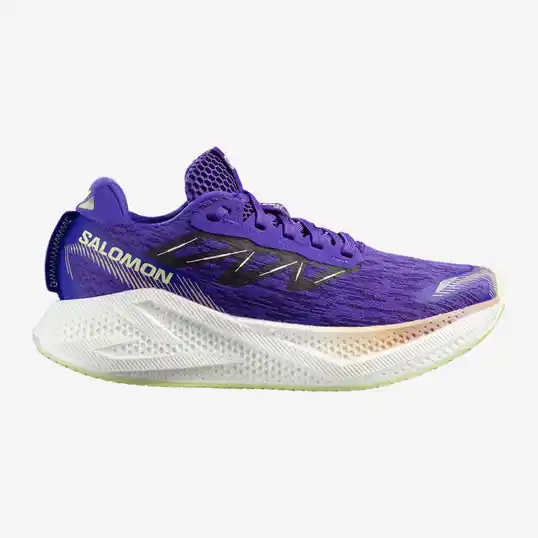 Cover image of Deep Blue / White / Butterfly Salomon Aero Glide 4 Women's