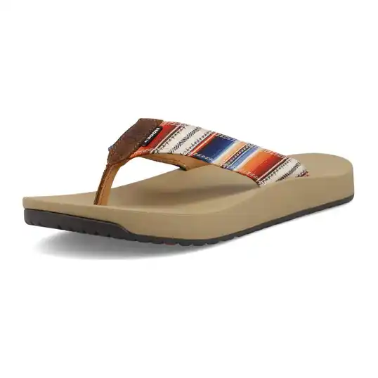 Cover image of SUNSET MULTI Twisted X Hooey Flip Flops Men's