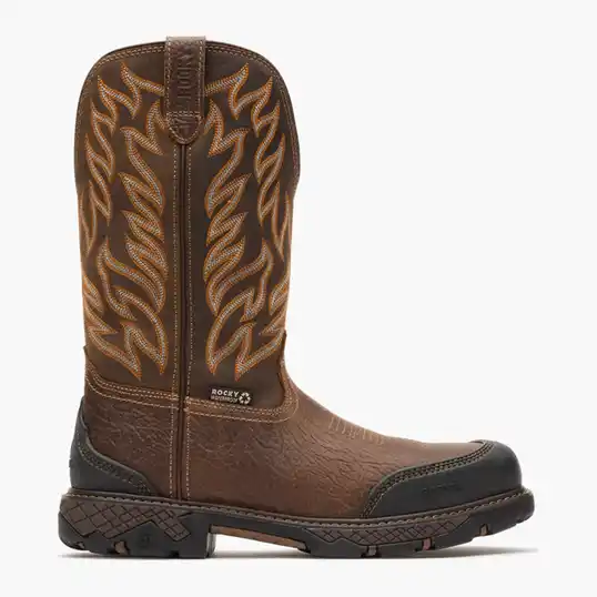 Cover image of Brown Rocky Ironhawk Composite Toe Western Boot Men's