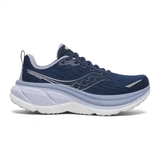 Cover image of NAVY/ASTER Saucony HURRICANE 25 Women's