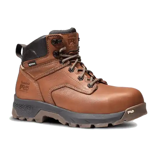 Cover image of Brown Timberland Pro Titan EV 6 In Comp Toe Waterproof Women's