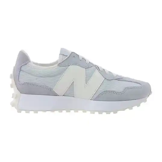 Cover image of Light Zinc Blue | Sea Salt New Balance 327 Women's